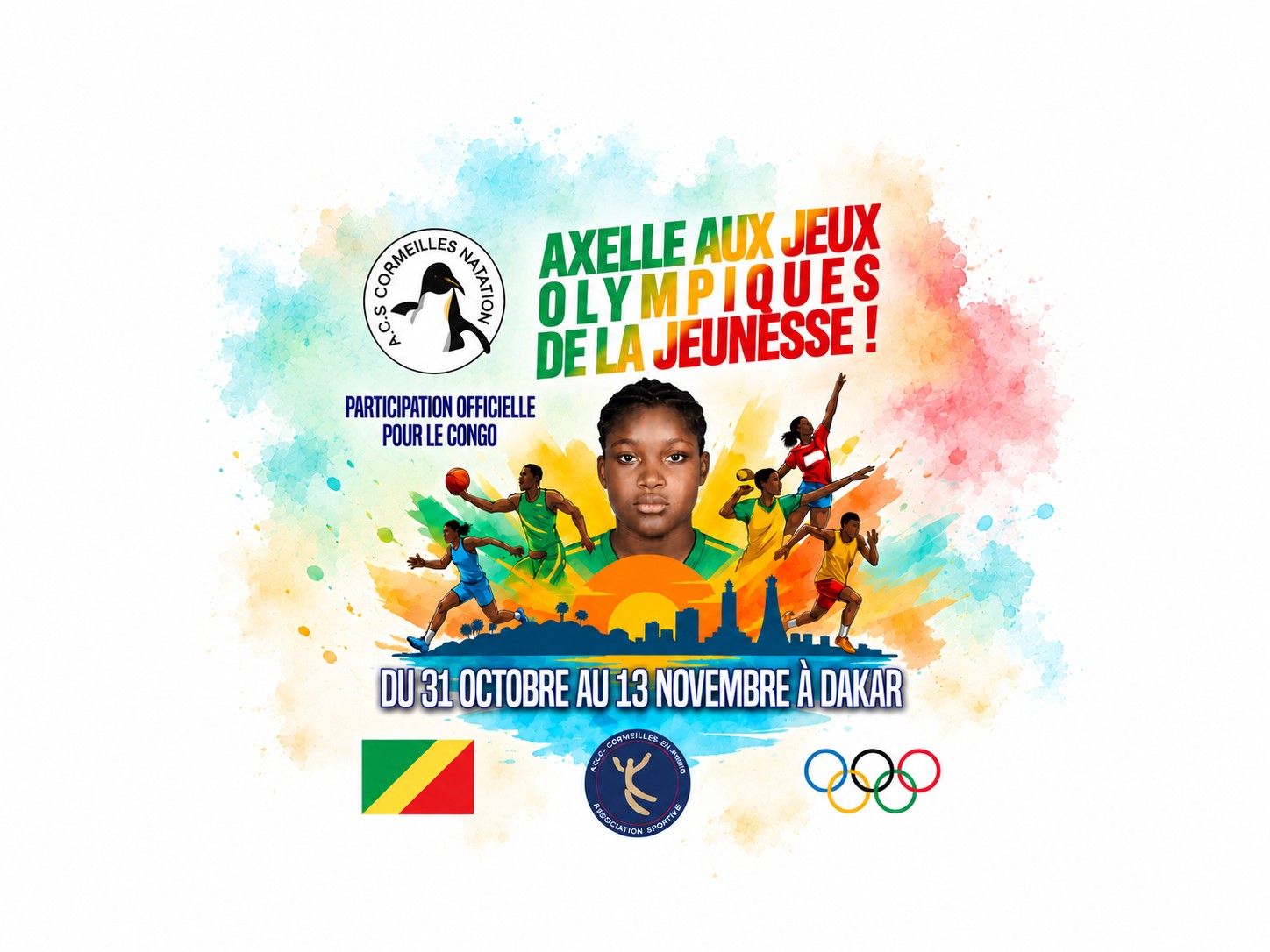 Axelle aux Jeux olympiques